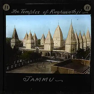 source - wikipedia  Raghunath Temple is one of the most important Hindu Shrines in Jammu