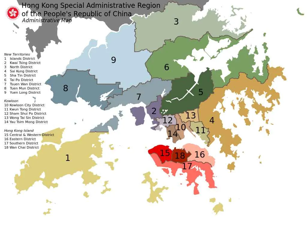 Hong Kong Map