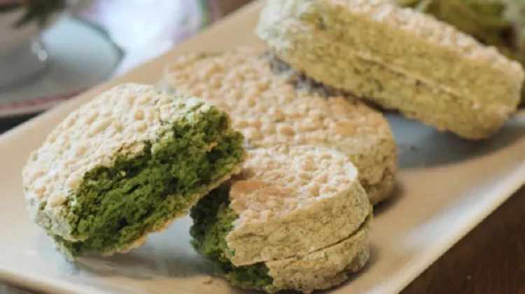 高柳製茶「お茶つぶダックワーズ」