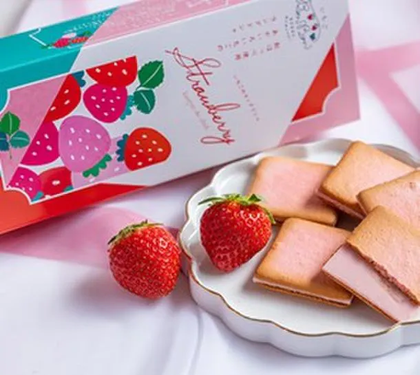 10.いちごのラングドシャ