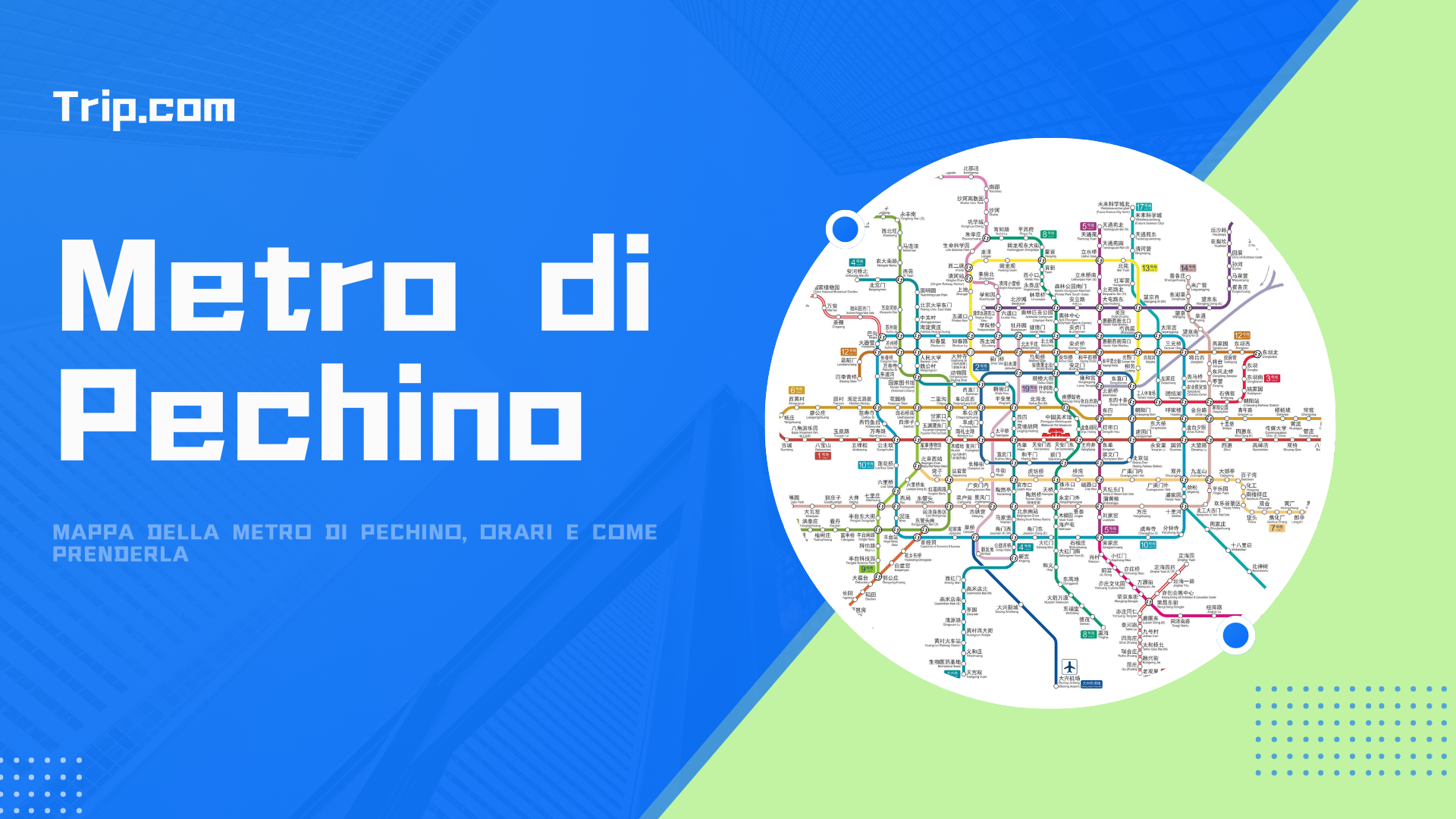 Metro di Pechino: mappa, orari, biglietti e consigli