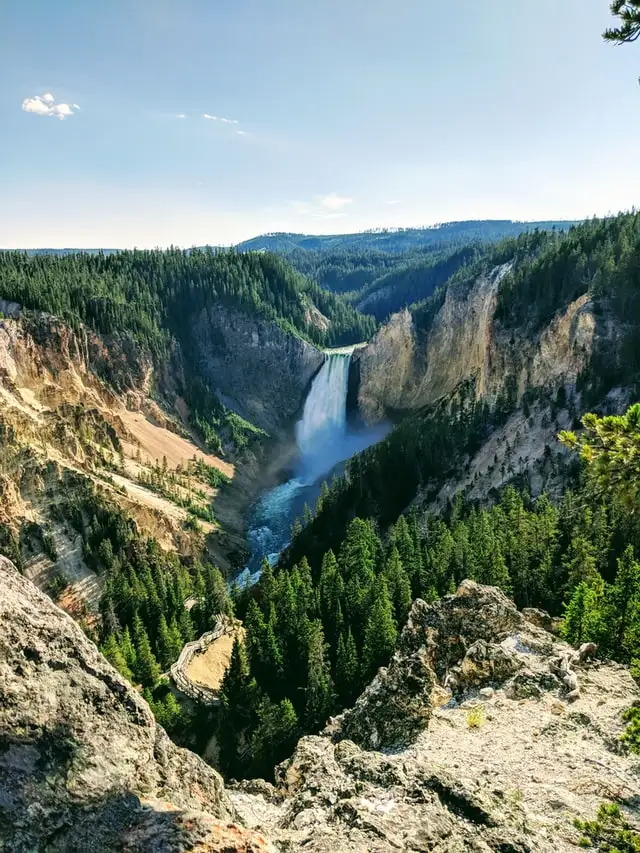 Yellowstone National Park Scenery b
