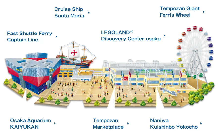 Peta Osaka Aquarium Kaiyukan