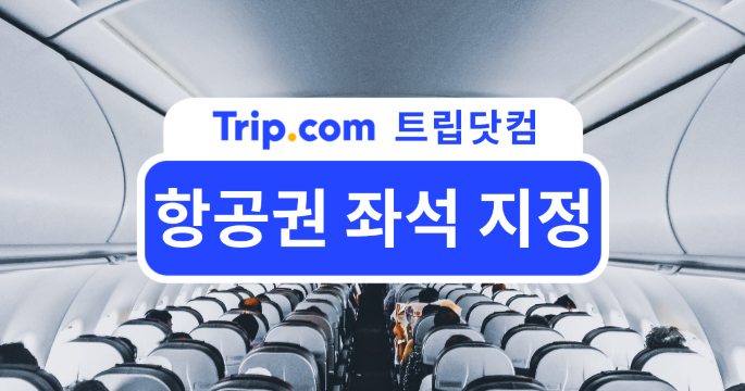 항공권 좌석 지정 안 하면 어떻게 될까?자동 배정·추가 요금 | 트립닷컴