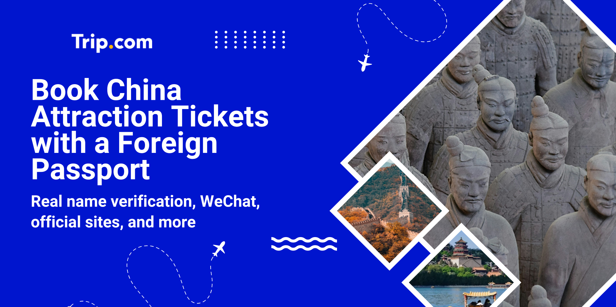How to Book China Attraction Tickets with a Foreign Passport 2026 | Trip.com