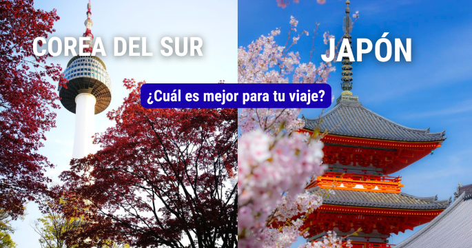 Japón o Corea del Sur: comparativa completa