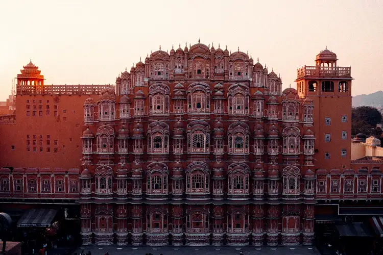 Source: Dexter Fernandes/ unsplash  Hawa Mahal in Jaipur is the "Palace of the Winds"