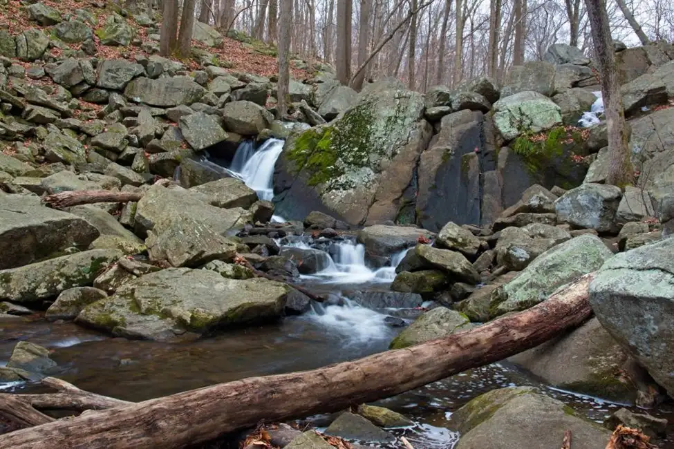 Hacklebarney State Park Waterfall