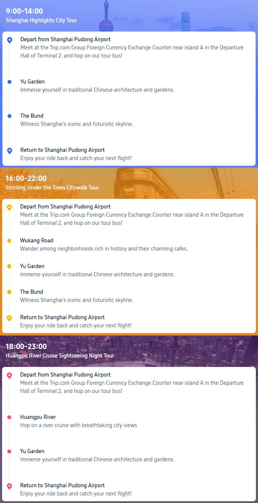 Shanghai Free Layover Tour Routes