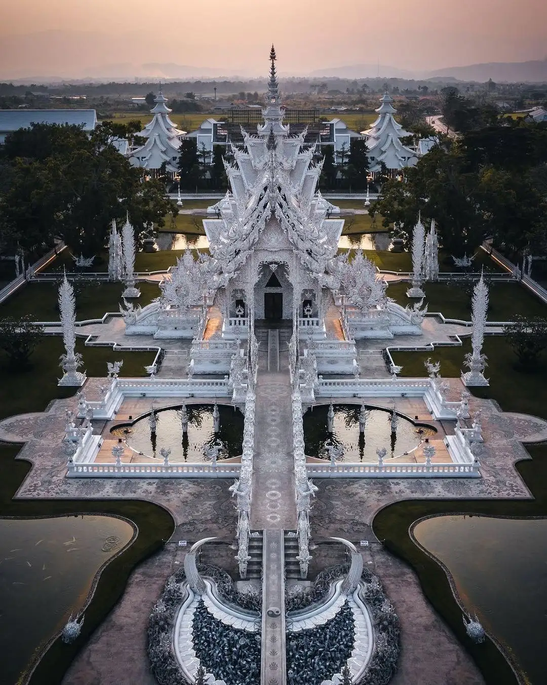 du lịch chiang mai - chùa trắng wat rong khun