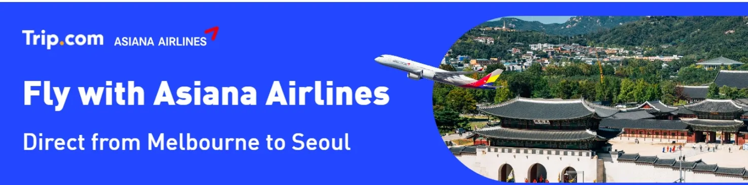 Trip.com Promo Code Australia: Fly with Asiana Airlines