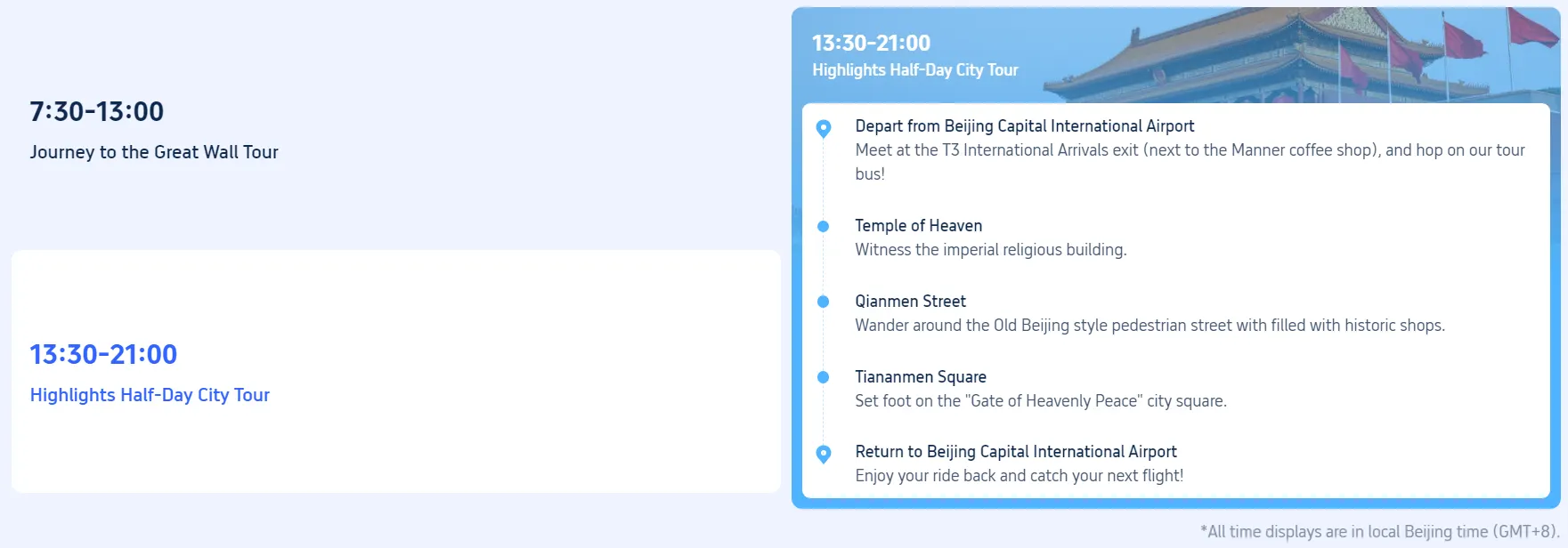 Beijing Layover Tour