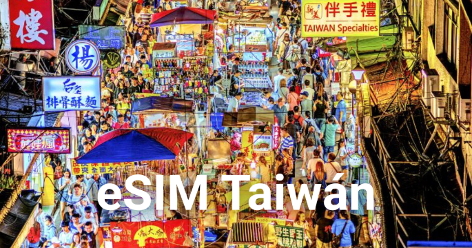 eSIM Taiwán desde 0,67 € al día
