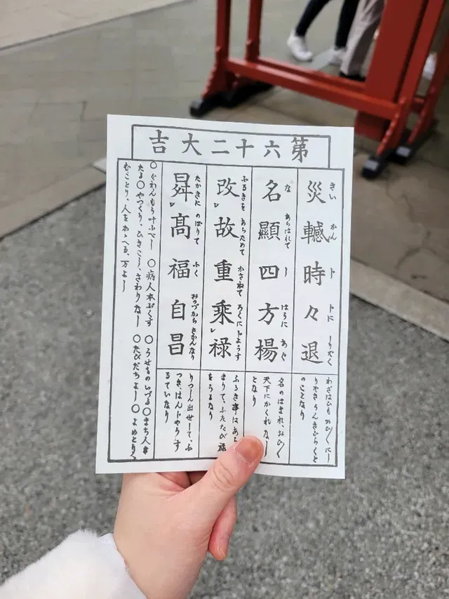 淺草寺求籤
