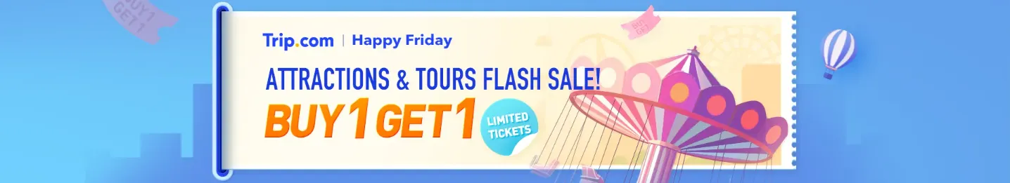 Trip.com Promo Code Hong Kong: Happy Friday! Buy-1-get-1-free Top Attractions & Tours