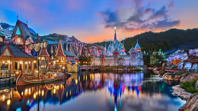 香港ディズニーランドの地図