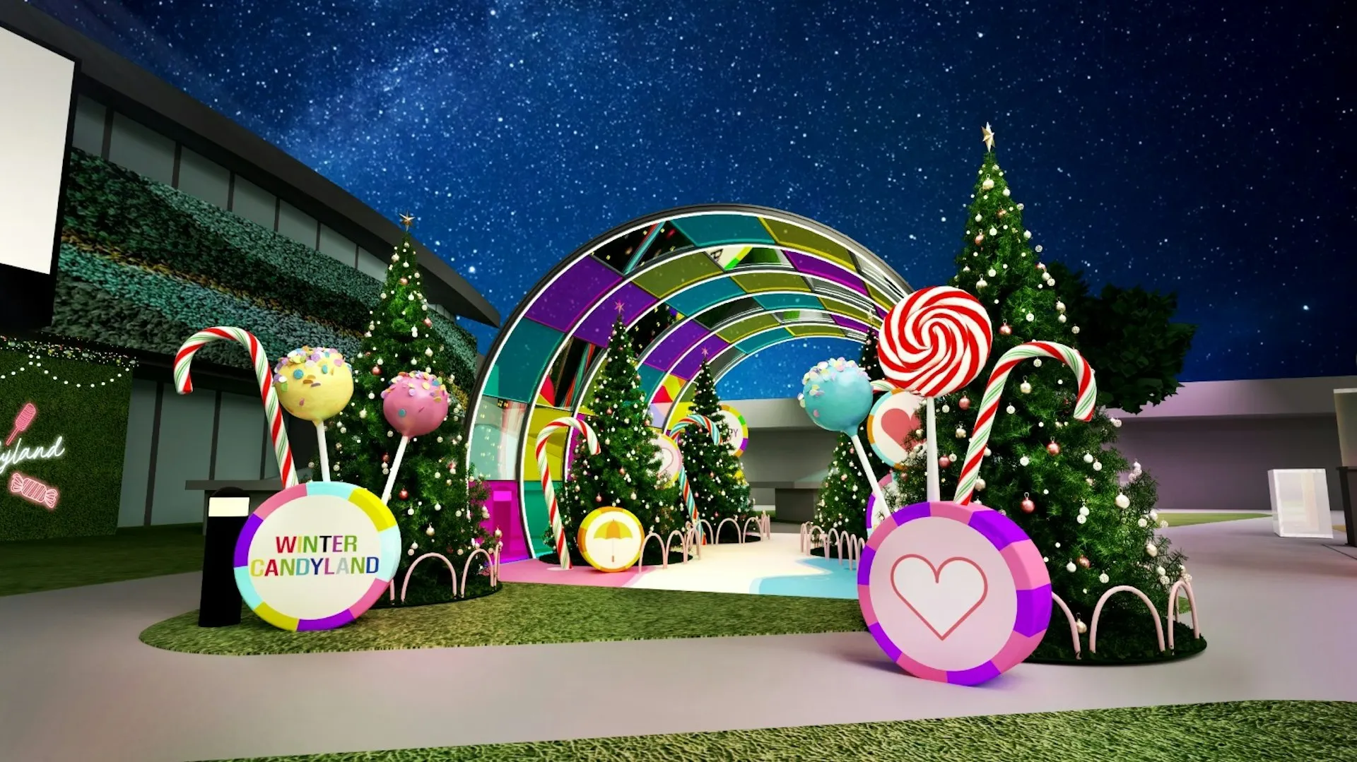 聖誕燈飾 - 葵芳新都會廣場