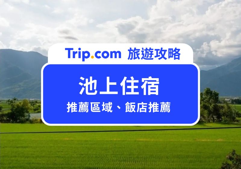 【2026 池上住宿】Top 6 飯店推薦：Villa、動物系度假村！ | Trip.com