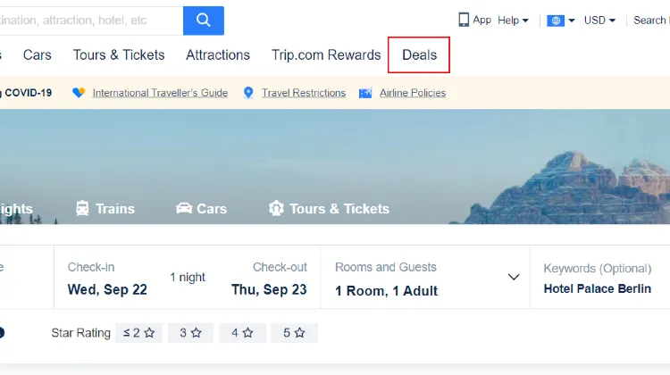 Trip.com Discount Sample