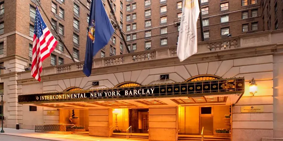 紐約巴克萊洲際大酒店（InterContinental New York Barclay Hotel, an IHG Hotel）