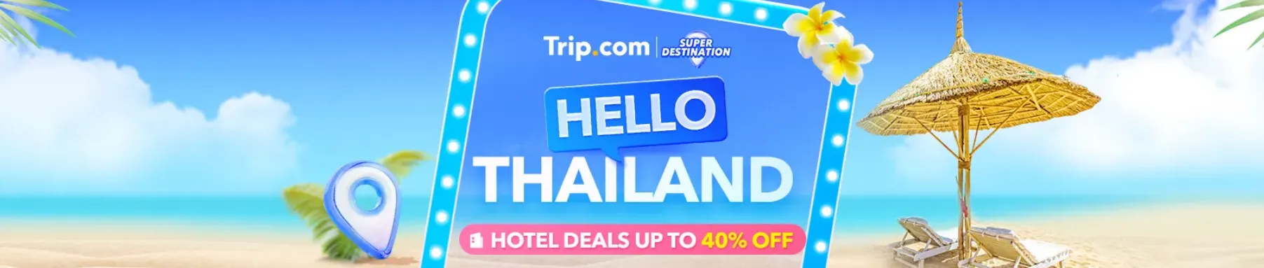 Trip.com Promo Code USA: 5.5 Mega Sale: Hello Thailand Hotel Deals Up to 40% Off