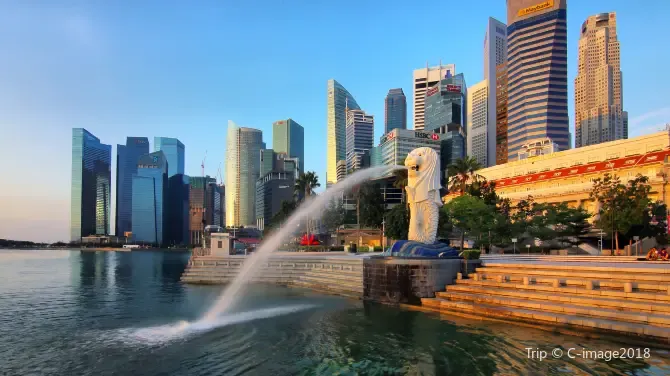 Tempat Wisata di Singapura- Taman Merlion