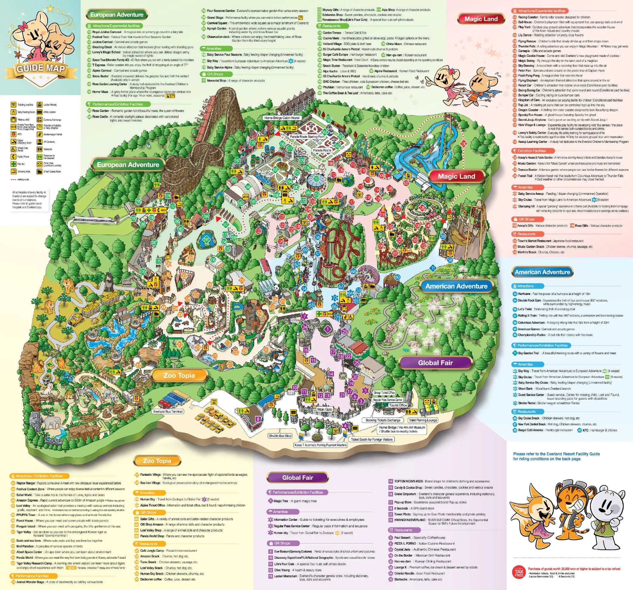 Everland map