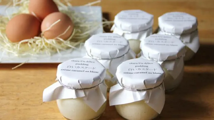 白いカスタードプリン｜アンデリス