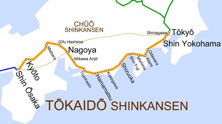 Tokyo to Osaka Shinkansen 