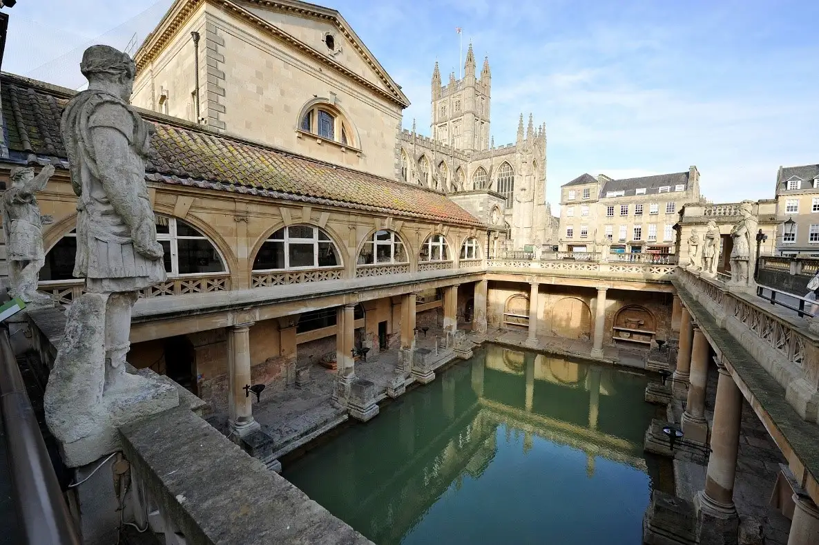 The 11 Best Places to Visit in the UK in May-  The Roman Baths 