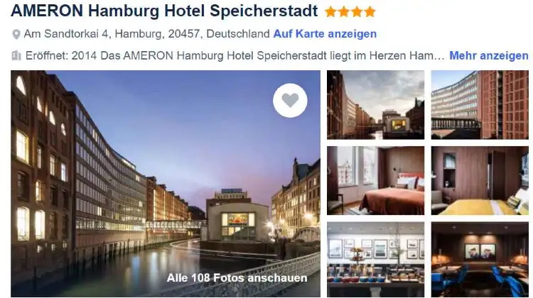 AMERON Hamburg Hotel Speicherstadt
