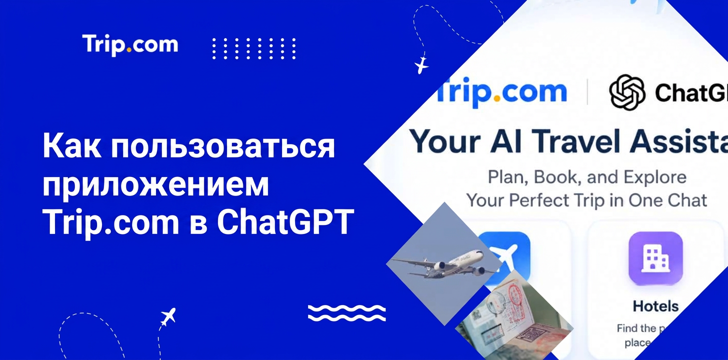Планирование путешествий с ChatGPT: Как пользоваться приложением Trip.com в ChatGPT