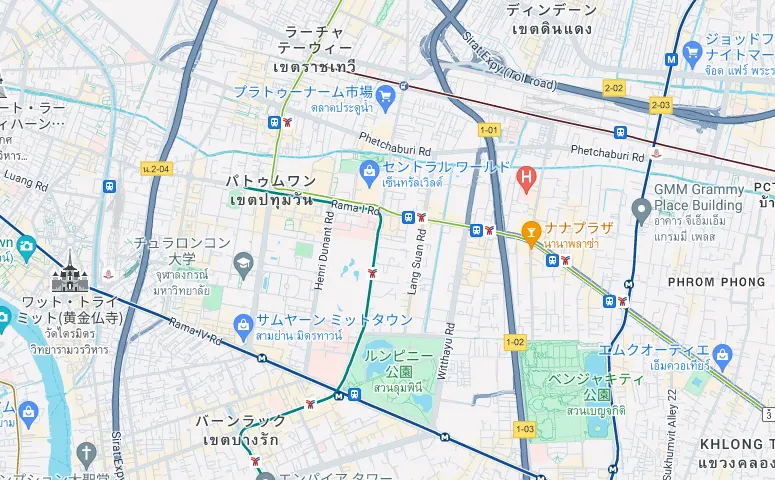 おすすめのホテルエリア｜サイアム