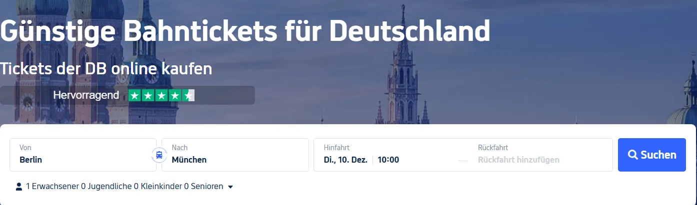 So kaufst du Deutsche Bahn-Tickets bequem online