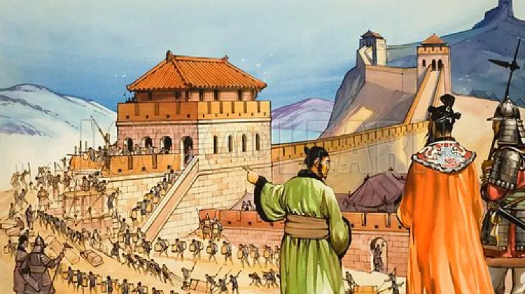 Who and why built the Great Wall of China?