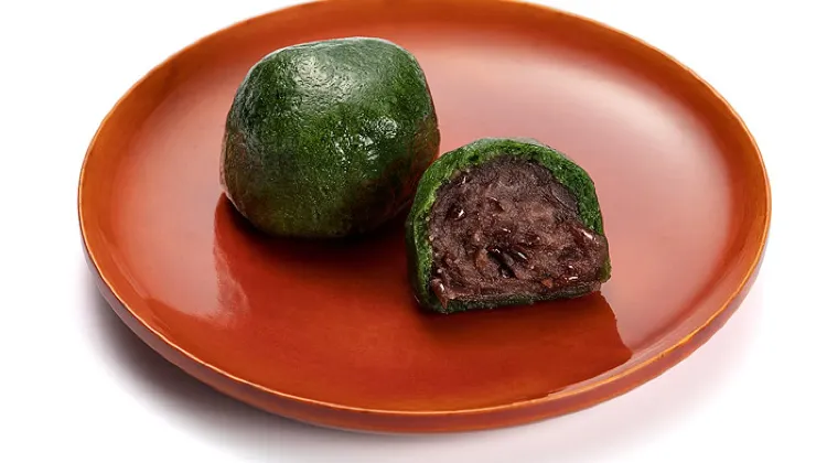 稲豊園「草まんじゅう」