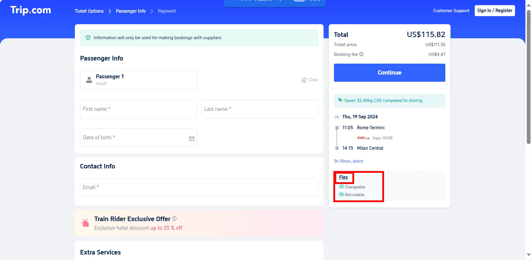 How to Cancel Europe Train Booking