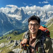 一个不是很哇塞的男生