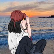 在地图上旅行の丫头