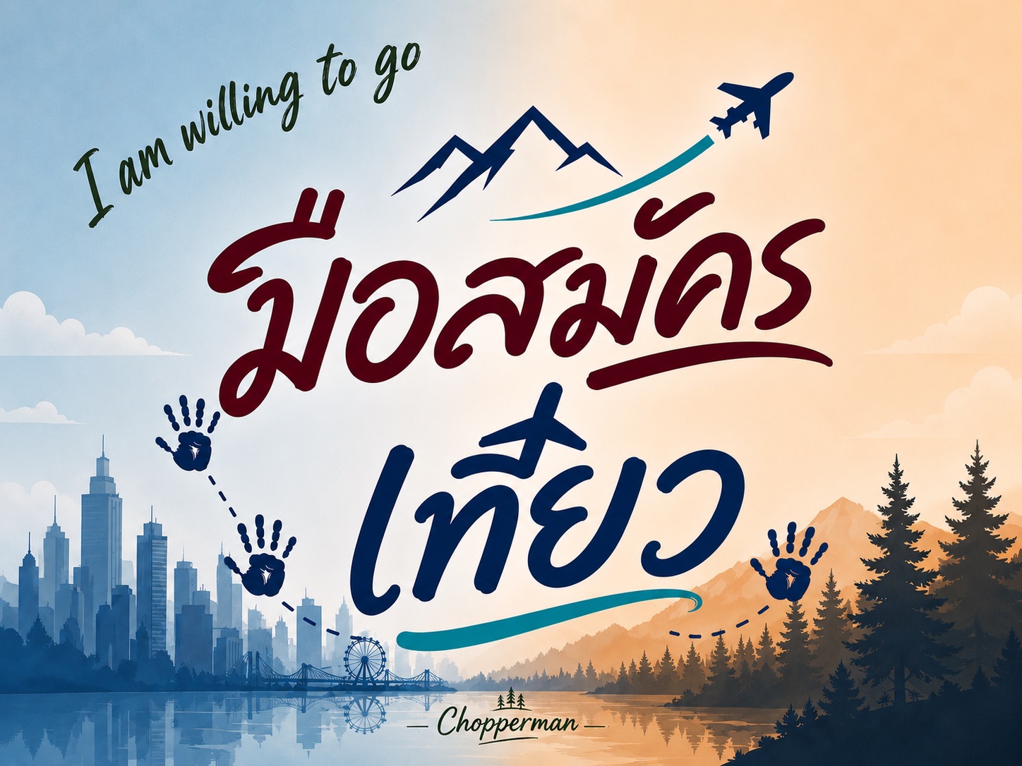 มือสมัครเที่ยว thewillingwanderer