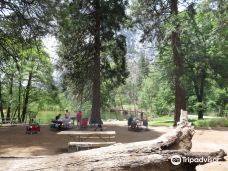 Swinging Bridge Picnic Area Yosemite National Park CA-优胜美地谷