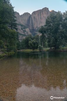 Swinging Bridge Picnic Area Yosemite National Park CA-优胜美地谷