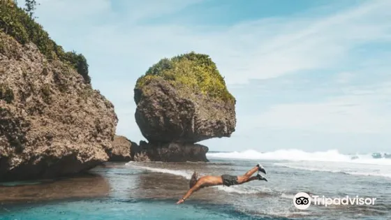 Magpupungko Beach