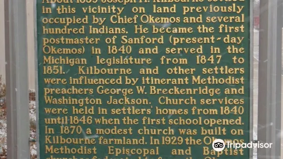 Okemos Methodist Church Historical Marker