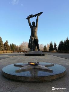 Sculpture Soldier-Winner-鄂木斯克