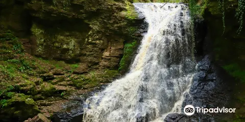 Hareshaw Linn Waterfall