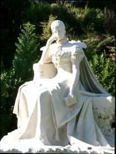 Marble statue of Empress Elisabeth-蒙特勒