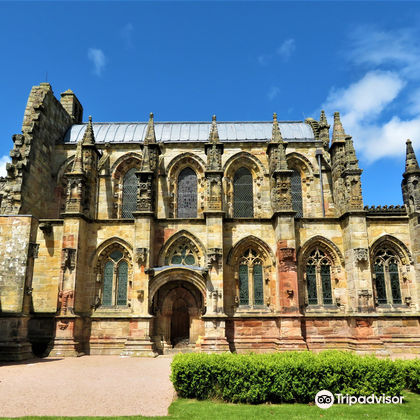 英国爱丁堡爱丁堡罗斯林教堂+Melrose Abbey一日游