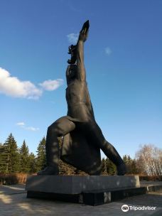 Sculpture Soldier-Winner-鄂木斯克