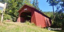 Drift Creek Covered Bridge-林肯县